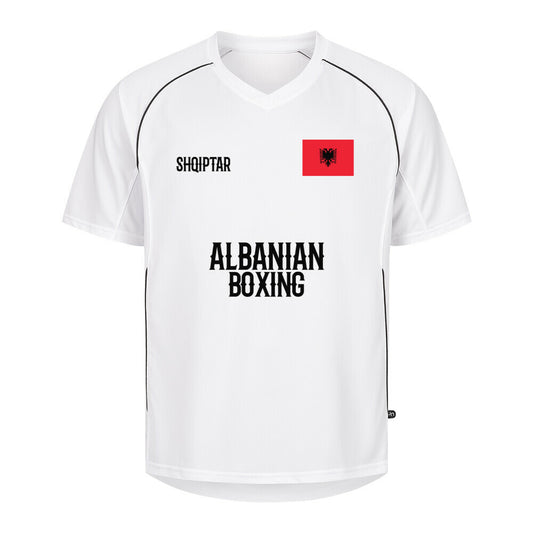 Albanian Boxing Trikot Weiß