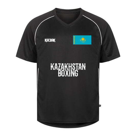 Kazakhstan Boxing Trikot Schwarz