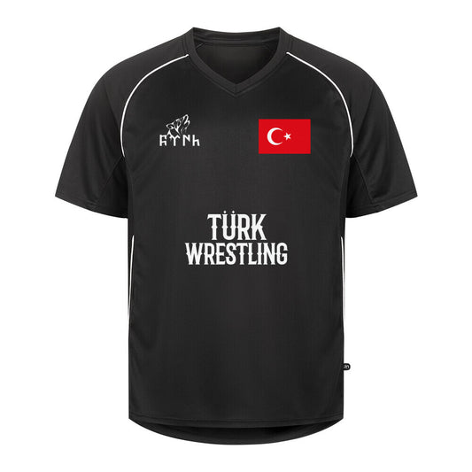 Türk Wrestling Trikot Schwarz