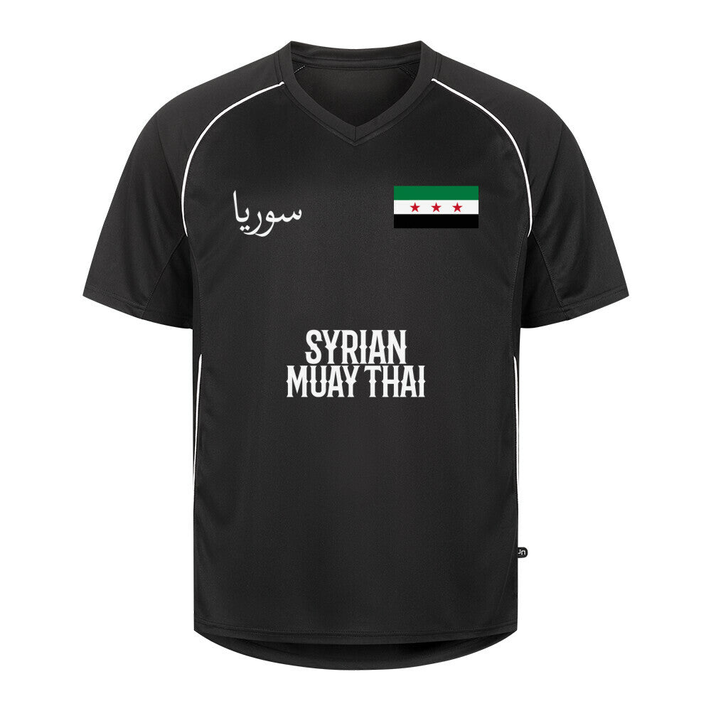 Syrian Muay Thai Trikot Schwarz