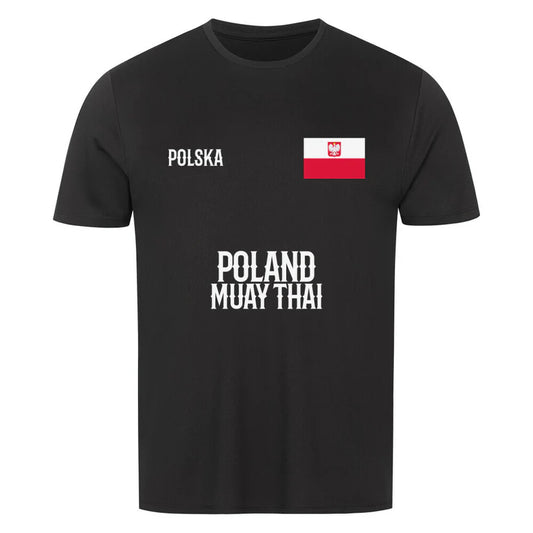 Poland Muay Thai Sport T-Shirt