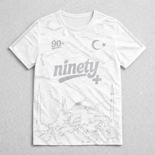 Ninety+ Essential "Türkiye" Jersey White {Limited Edition}